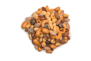  A group of almonds, pistachios, walnuts, macadamia, cashews.