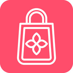 Shopping Bag Icon Style
