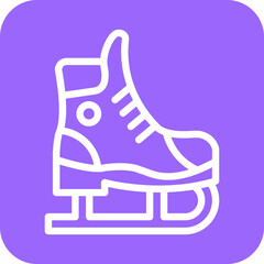 Ice Skate Icon Style