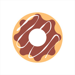 Illustration of Chocolate Flavored Donuts