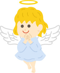 天使の女の子のイラスト