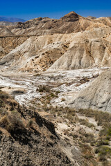 Tabernas Desert Nature Reserve, Special Protection Area, Hot Desert Climate Region, Tabernas, Almería, Andalucía, Spain, Europe