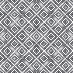 Geometric seamless pattern. Black symmetrical
