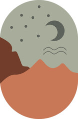 Aesthetic Bohemian Illustration