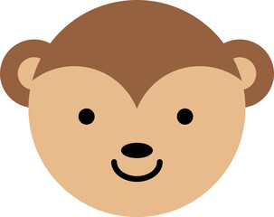 Cute Head Animal Vector
