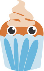 Cute Food Character Vector