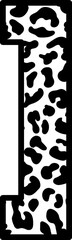 Leopard Font Alphabet Symbol Parentheses
