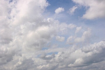 Fototapeta na wymiar blue sky cloudscape sunlight beauty nature