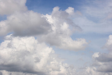 Naklejka na ściany i meble blue sky cloudscape sunlight beauty nature