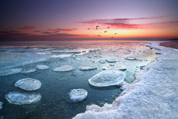 magisches Eis an der Ostsee