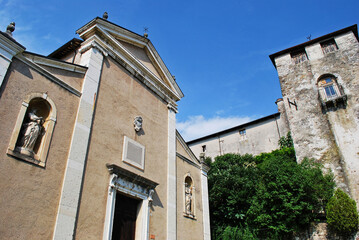 Il centro storico di Feltre in provincia di Belluno.