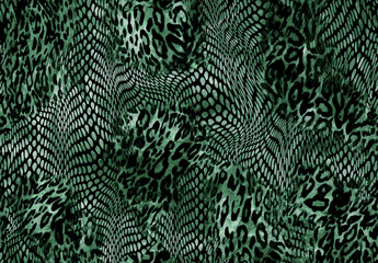 abstract animal skin pattern vector	
