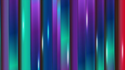Colorful neon smooth stripes abstract tech background