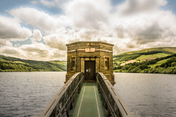 Talybont-On-Usk reservoir, Wales, UK.