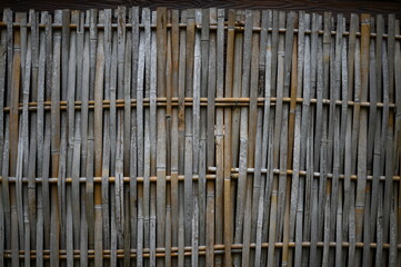 bamboo fence by handicraft