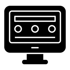 Perfect design icon of web layout 