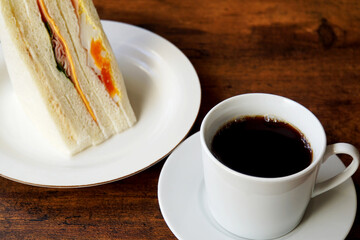 食事とコーヒー
