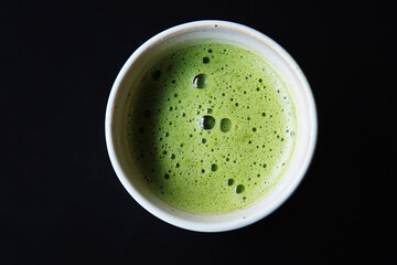 上から見た抹茶