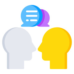 Trendy design icon of communication 