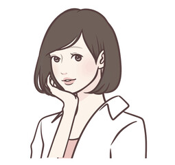 女性のイラスト素材