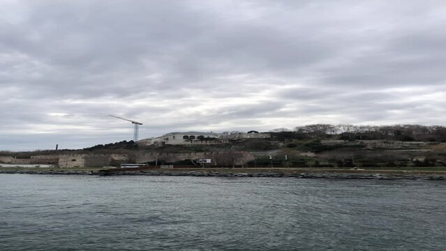 topkapi palace view from the sea in istanbul