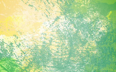 Obraz na płótnie Canvas Abstract grunge texture green color background vector
