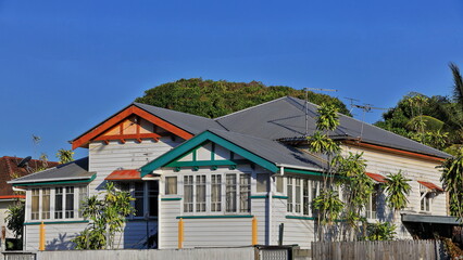 Fototapeta na wymiar Large Queenslander type detached house in the city centre area. Cairns-Australia-364