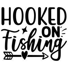 Hooked on Fishing vector file