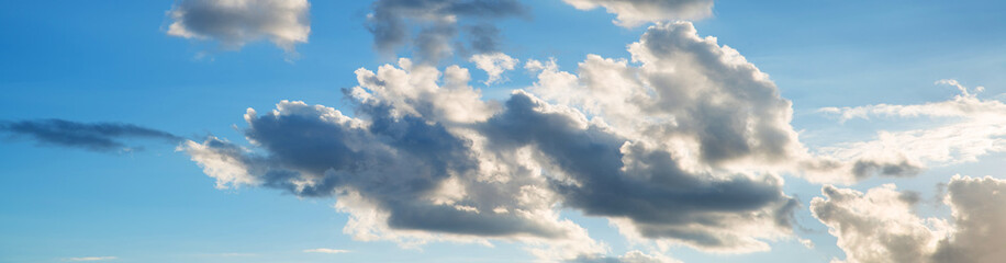 Fototapeta premium Bright clouds in the evening sky