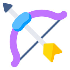 A unique design icon of hitting game