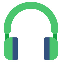 An icon design of headphones 