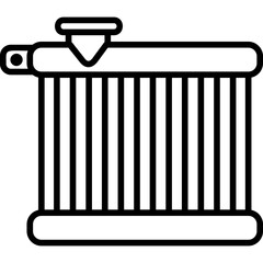 Car Radiator Icon