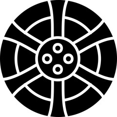 Obraz premium Wheel Icon