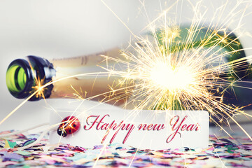 Happy New Year Jahreswechsel