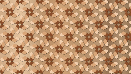 Ancient/Prehistoric Color scheme - Geometrical textured pattern with decorative ornamental illustrations for desktop, wallpaper, background, texture (Vintage, antique, art, old, retro, floral)