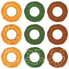 Big set homemade cookie different taste in pastry biscuit