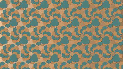 Ancient/Prehistoric Color scheme - Geometrical textured pattern with decorative ornamental illustrations for desktop, wallpaper, background, texture (Vintage, antique, art, old, retro, floral)