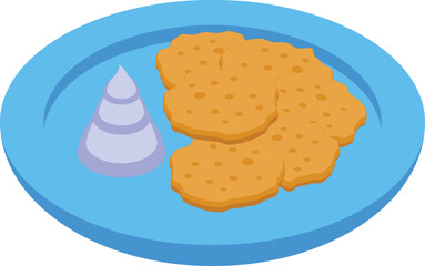 Belarus food icon isometric vector. Country food. Activist nature