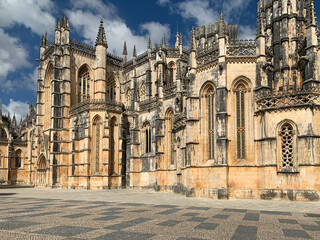 Batalha Monastery (Portugal), an example of portuguese late gothic (manueline)