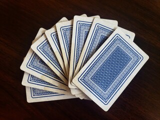 playing cards and chips