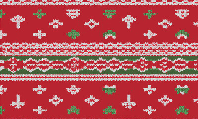 Christmas Seamless Pattern Background Vector