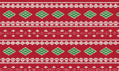Christmas Seamless Pattern Background Vector