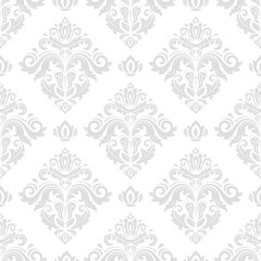 Orient classic pattern. Seamless abstract background with vintage elements. Orient light background. Ornament for wallpaper and packaging