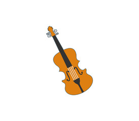Fototapeta premium violin isolated on white