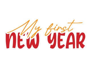 Happy New Year SVG Design 2023 and 2024