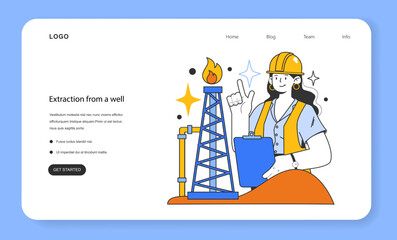 Extraction from a well web banner or landing page. Natural gas transportation