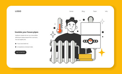 Insulate your house pipes for energy efficiency at home web banner