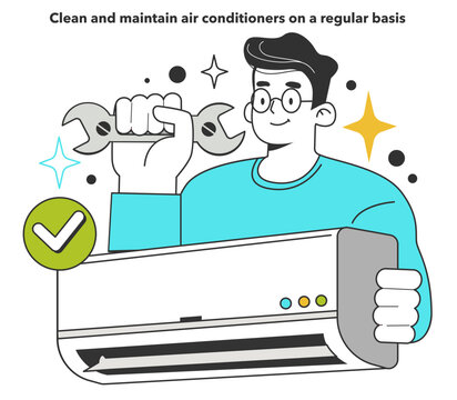 Clean And Maintain Air Conditioners On A Regular Basis For Energy