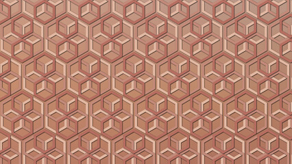 Ancient/Prehistoric Color scheme - Geometrical textured pattern with decorative ornamental illustrations for desktop, wallpaper, background, texture (Vintage, antique, art, old, retro, floral, tile)