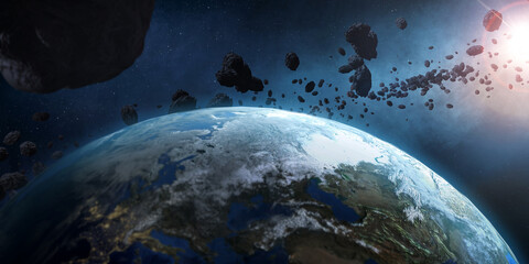 Welt - Weltall - Asteroid